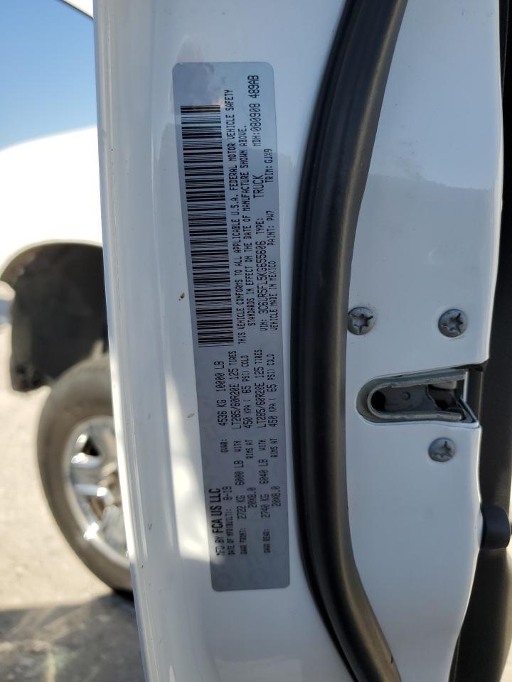 2019 Ram 2500 Laramie VIN: 3C6UR5FL5KG655606 Lot: 86909884