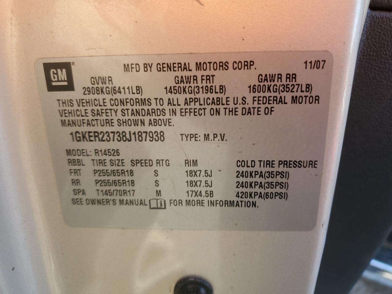 2008 GMC Acadia - Image 13