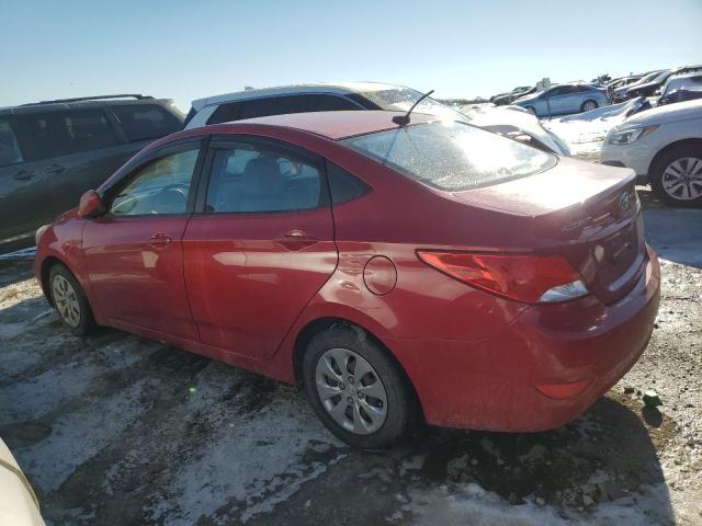  HYUNDAI ACCENT 2016 Червоний