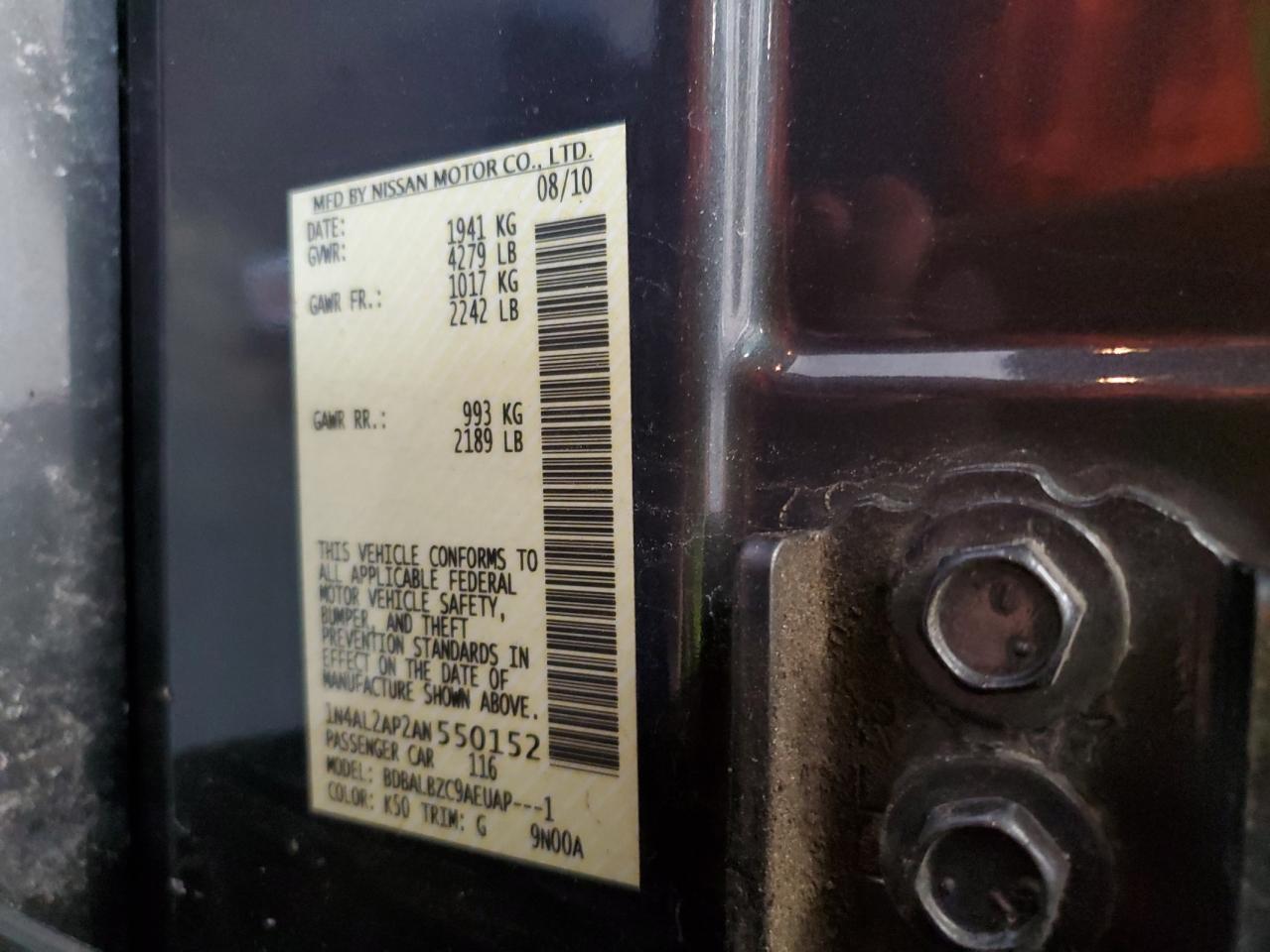 2010 Nissan Altima - Image 15