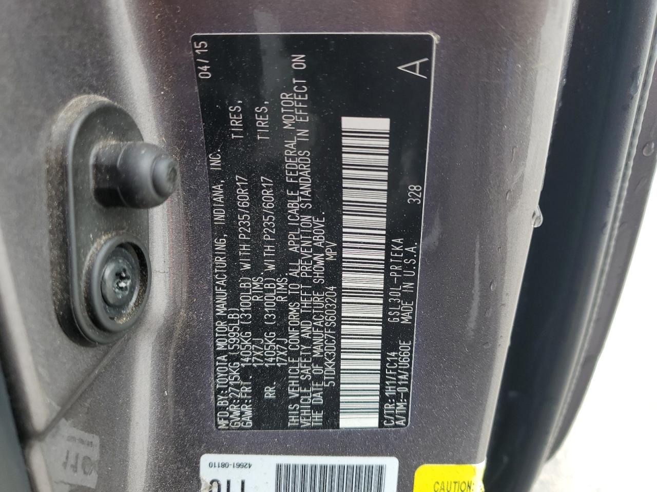 2015 Toyota Sienna - Image 13
