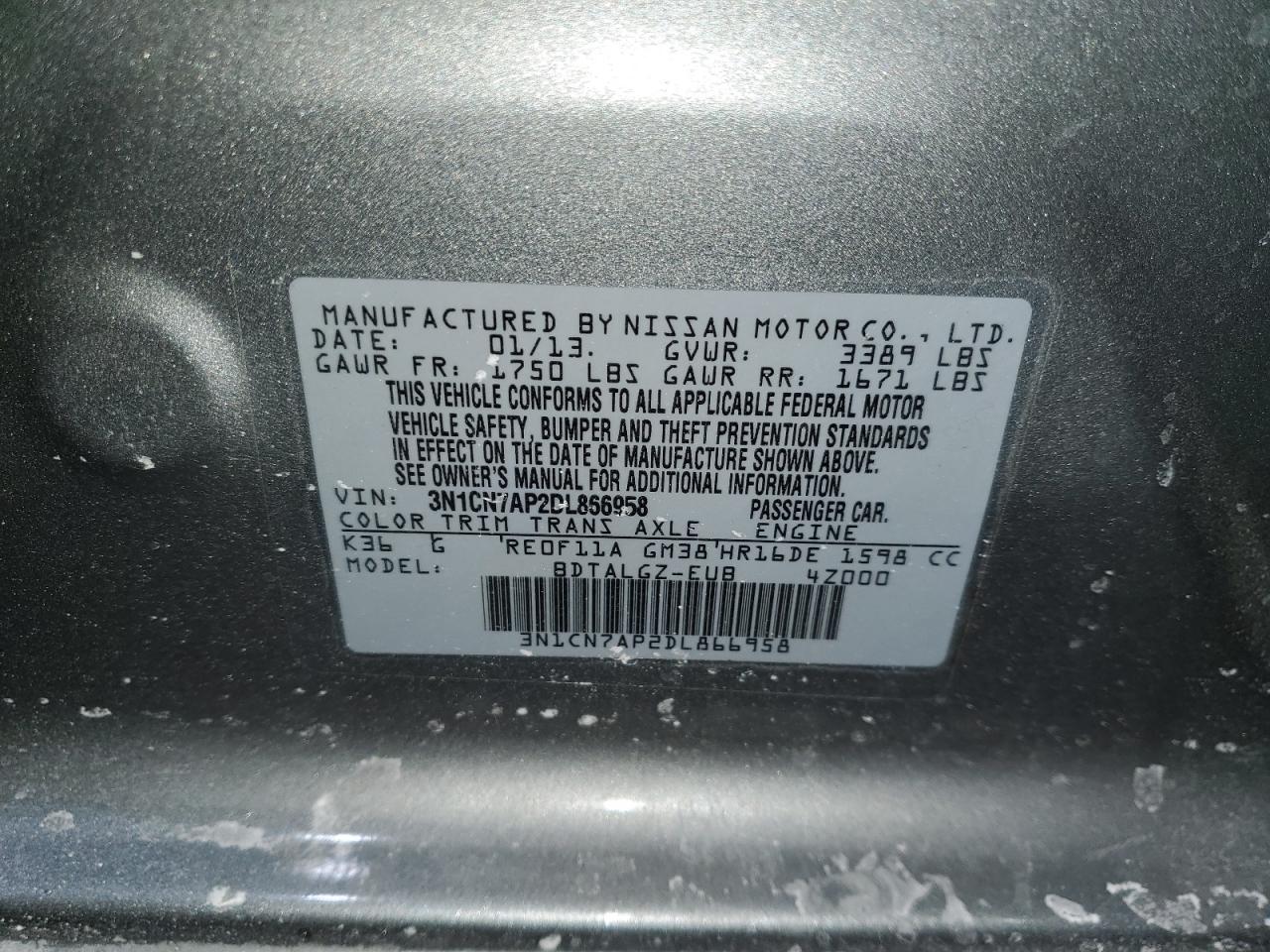 2013 Nissan Versa - Image 14