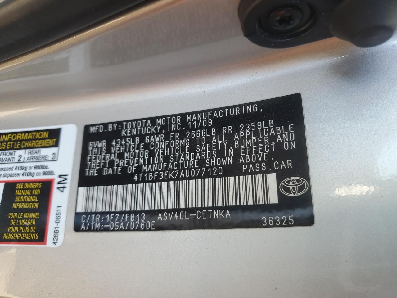 2010 Toyota Camry - Image 14