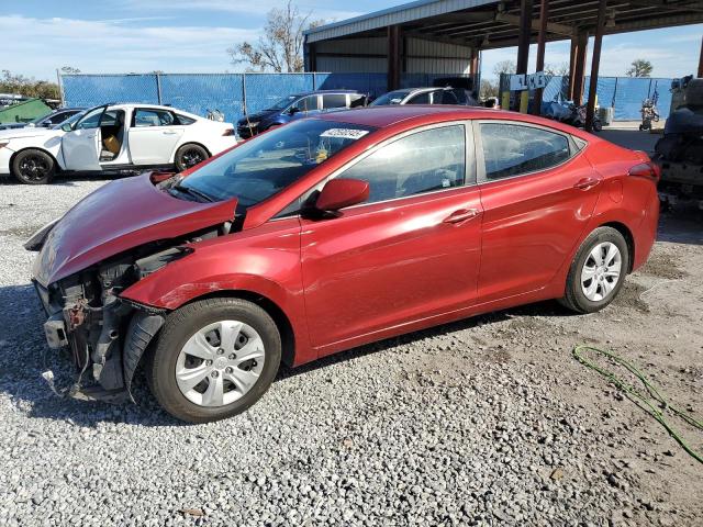  HYUNDAI ELANTRA 2016 Red