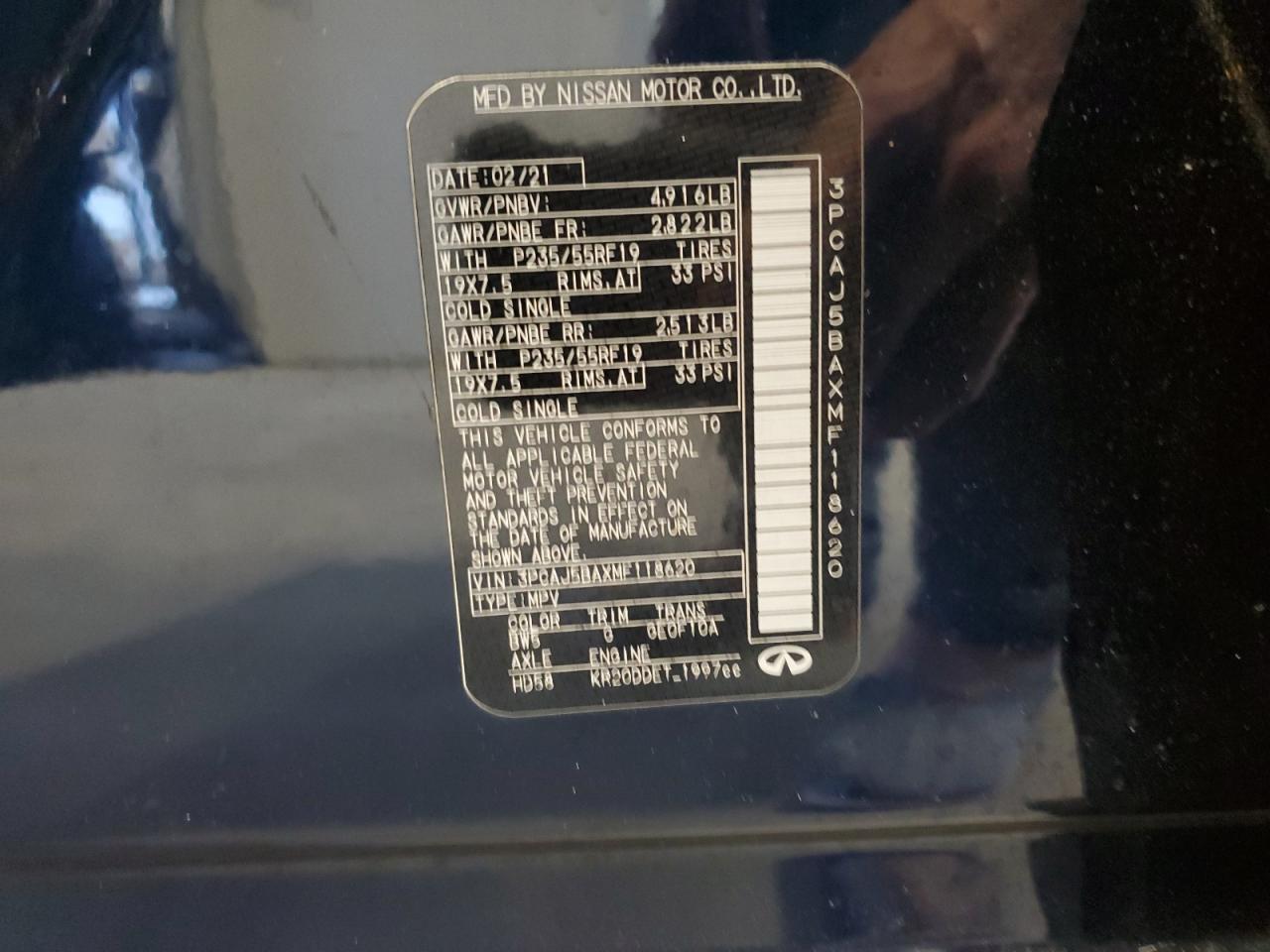2021 Infiniti QX50 - Image 13