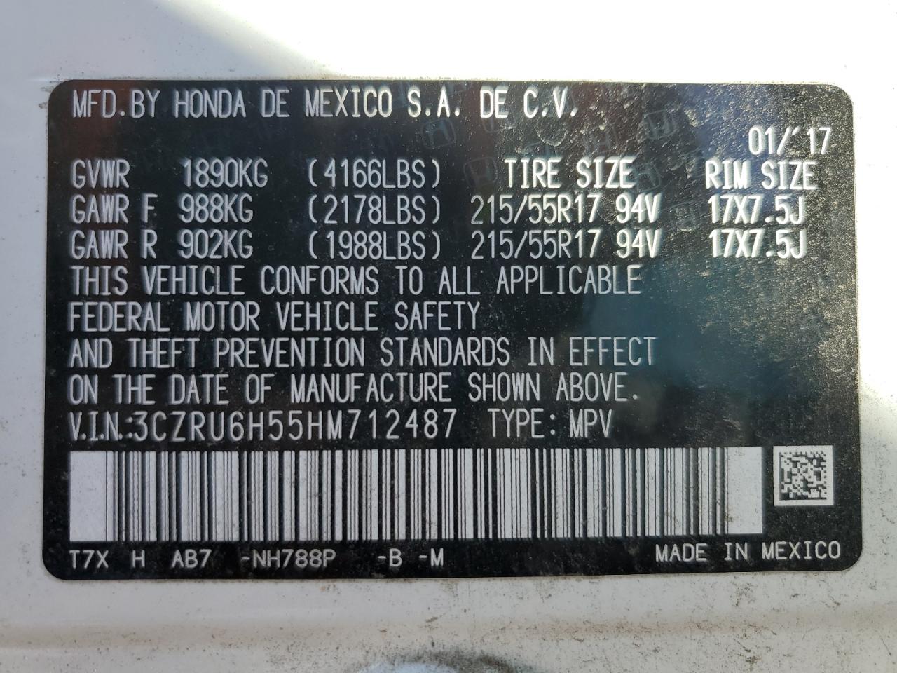 2017 Honda HR-V - Image 14