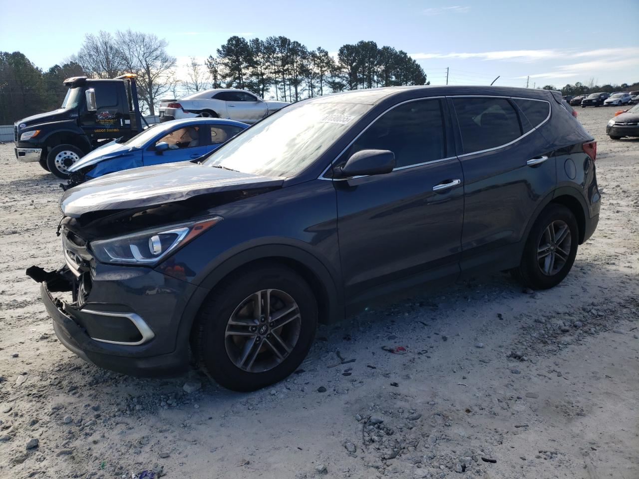 VIN 5XYZT3LB1JG526565 2018 HYUNDAI SANTA FE no.1