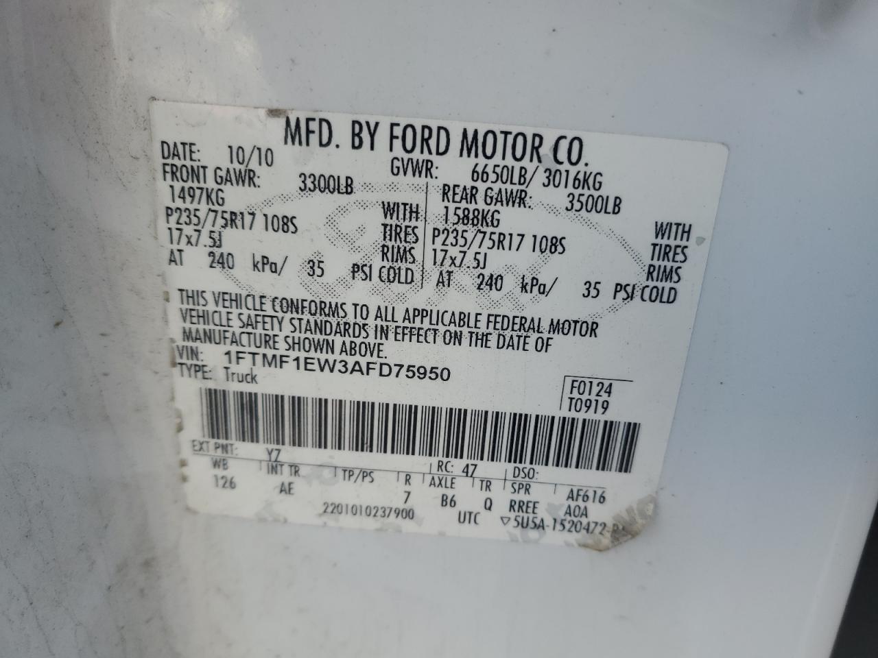 2010 Ford F-150 - Image 12
