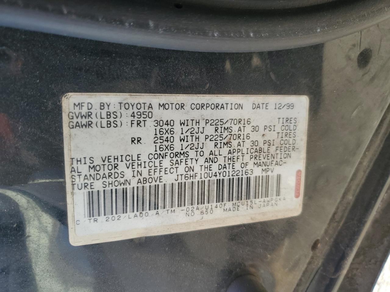 2000 Lexus RX - Image 13