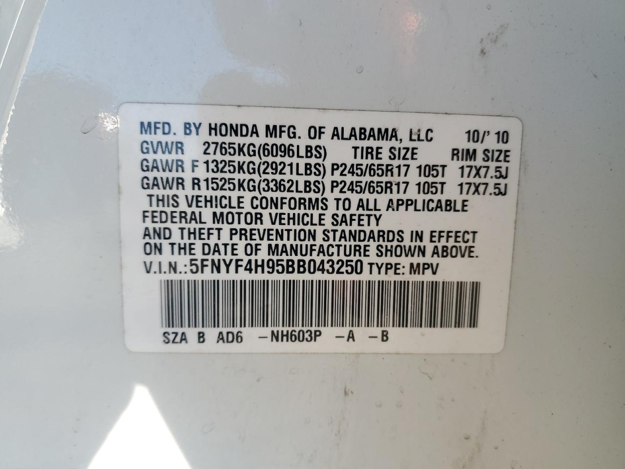 2011 Honda Pilot - Image 13