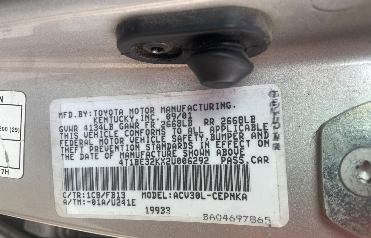 2002 Toyota Camry - Image 10