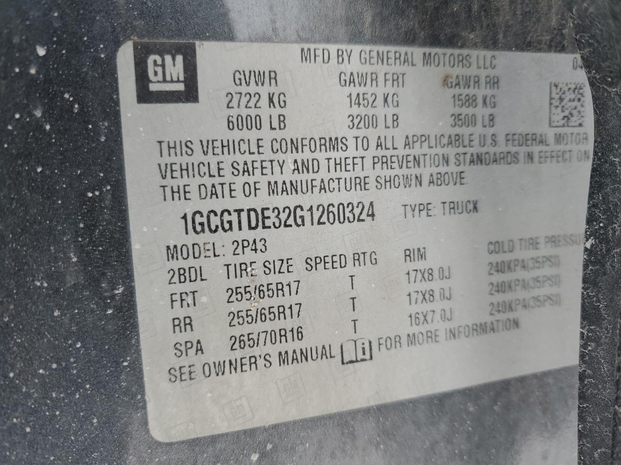 2016 Chevrolet Colorado - Image 12