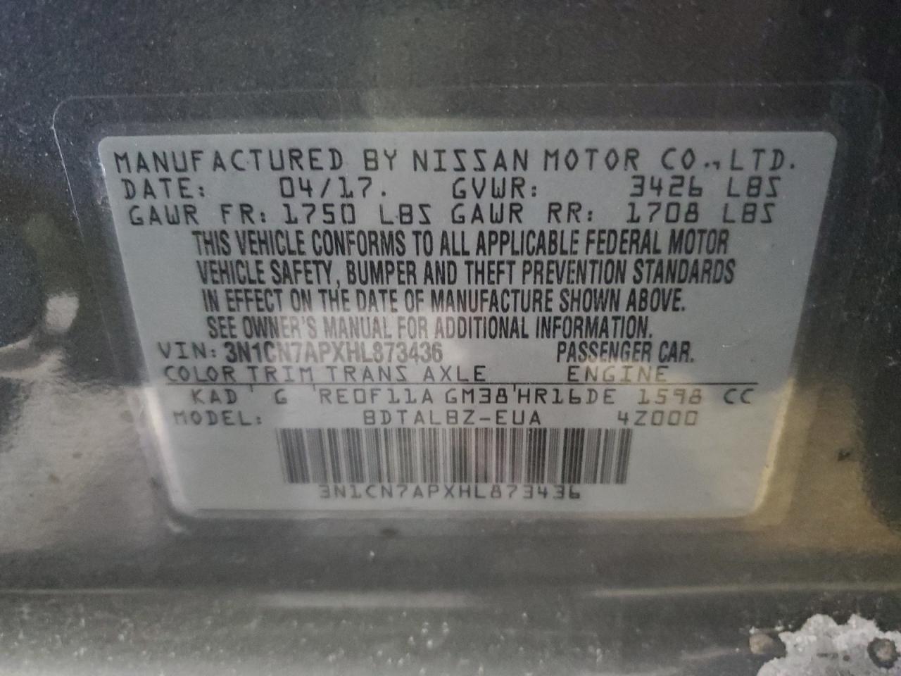 2017 Nissan Versa - Image 13