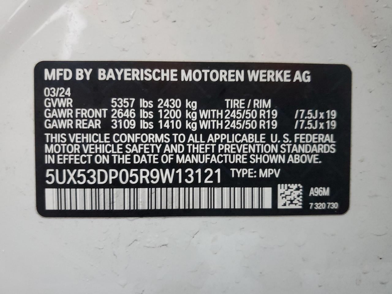 2024 BMW X3 - Image 13