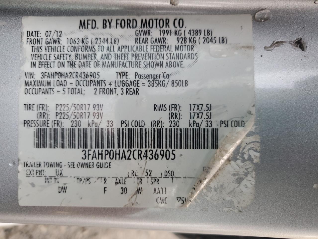 2012 Ford Fusion - Image 12