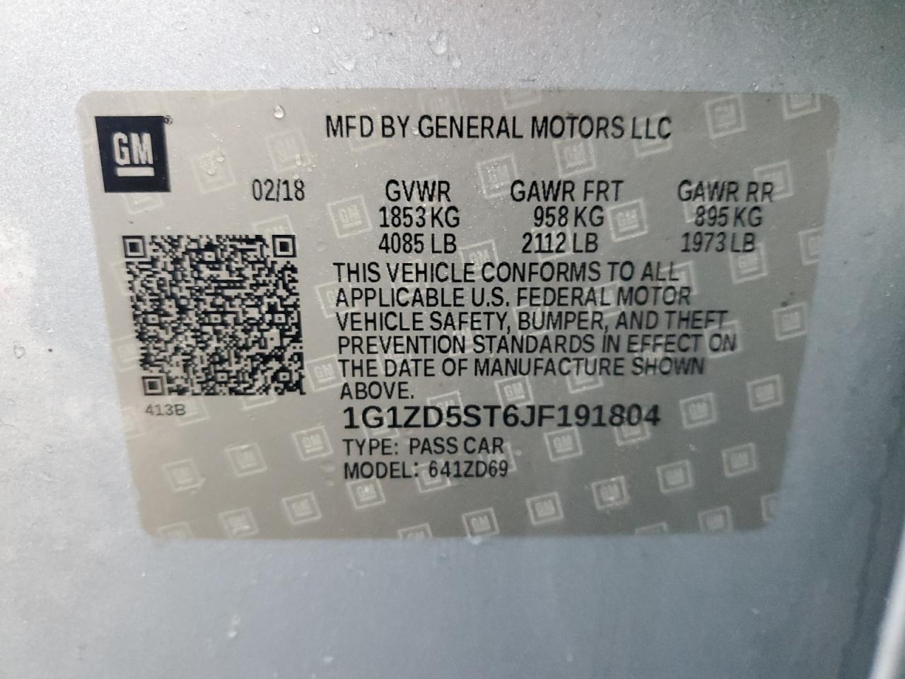 2018 Chevrolet Malibu - Image 13