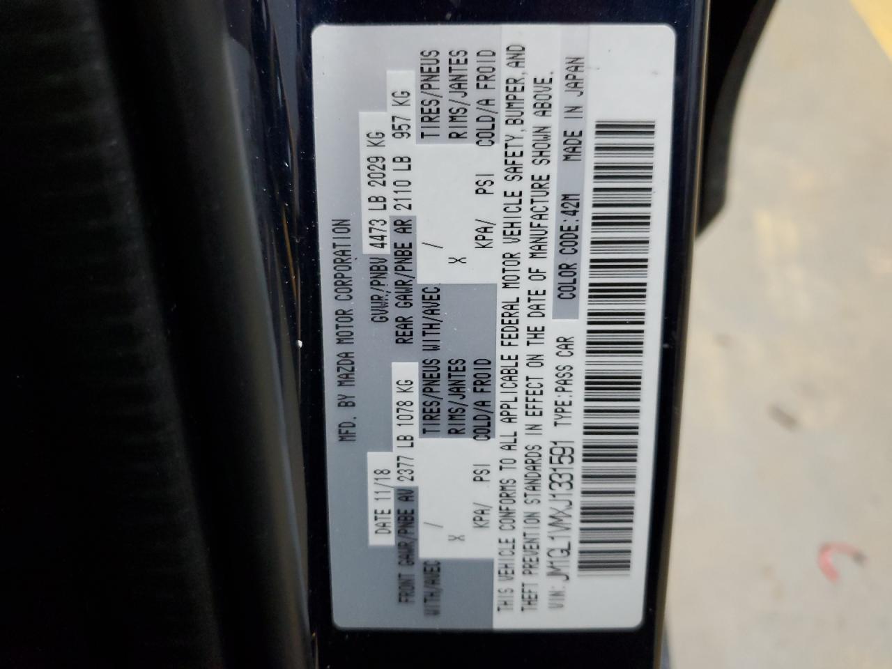 2018 Mazda 6 - Image 14