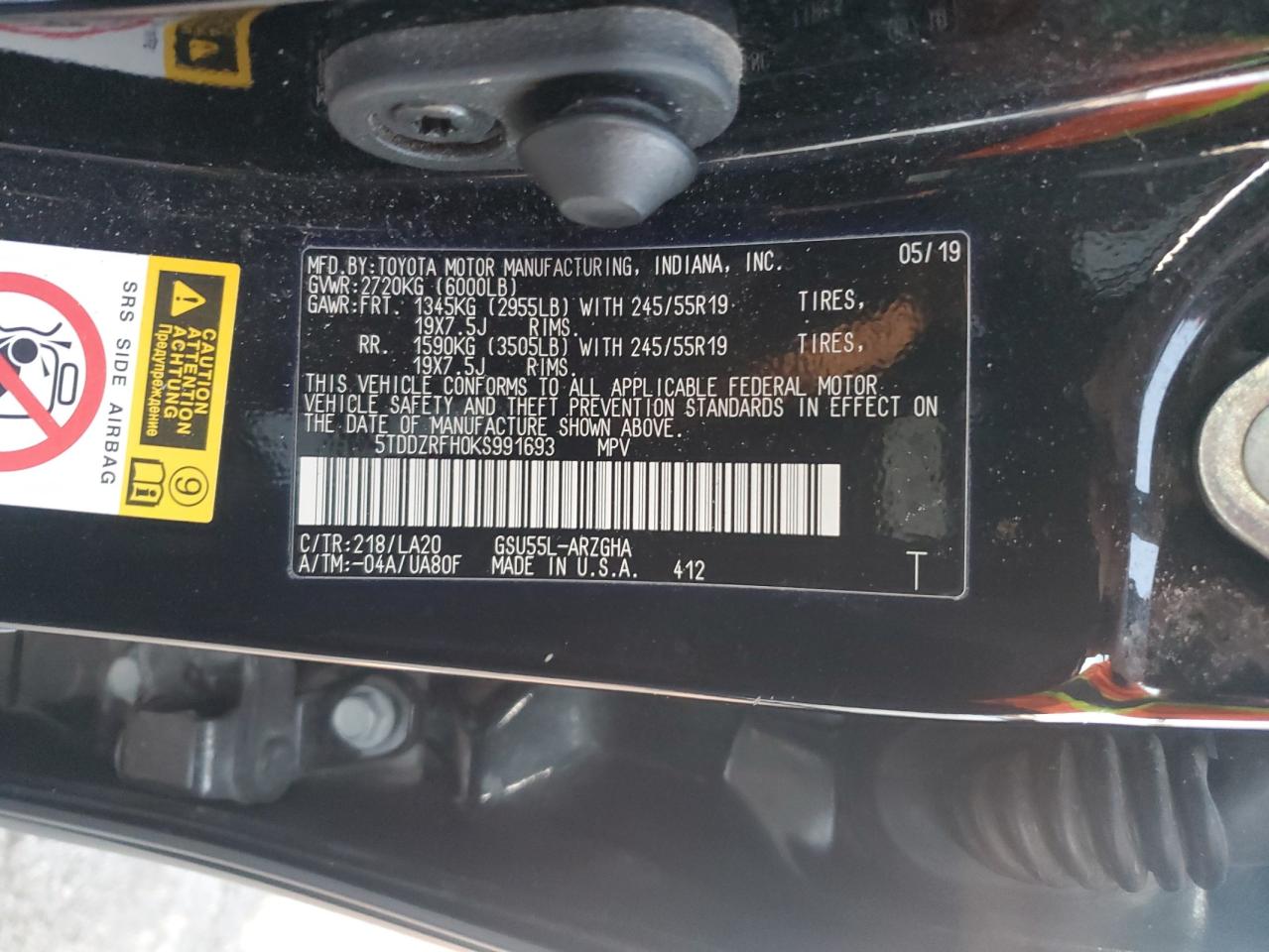 2019 Toyota Highlander - Image 13