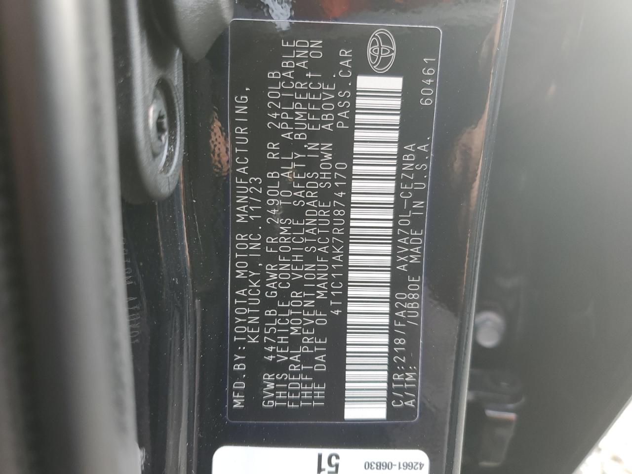 2024 Toyota Camry - Image 12