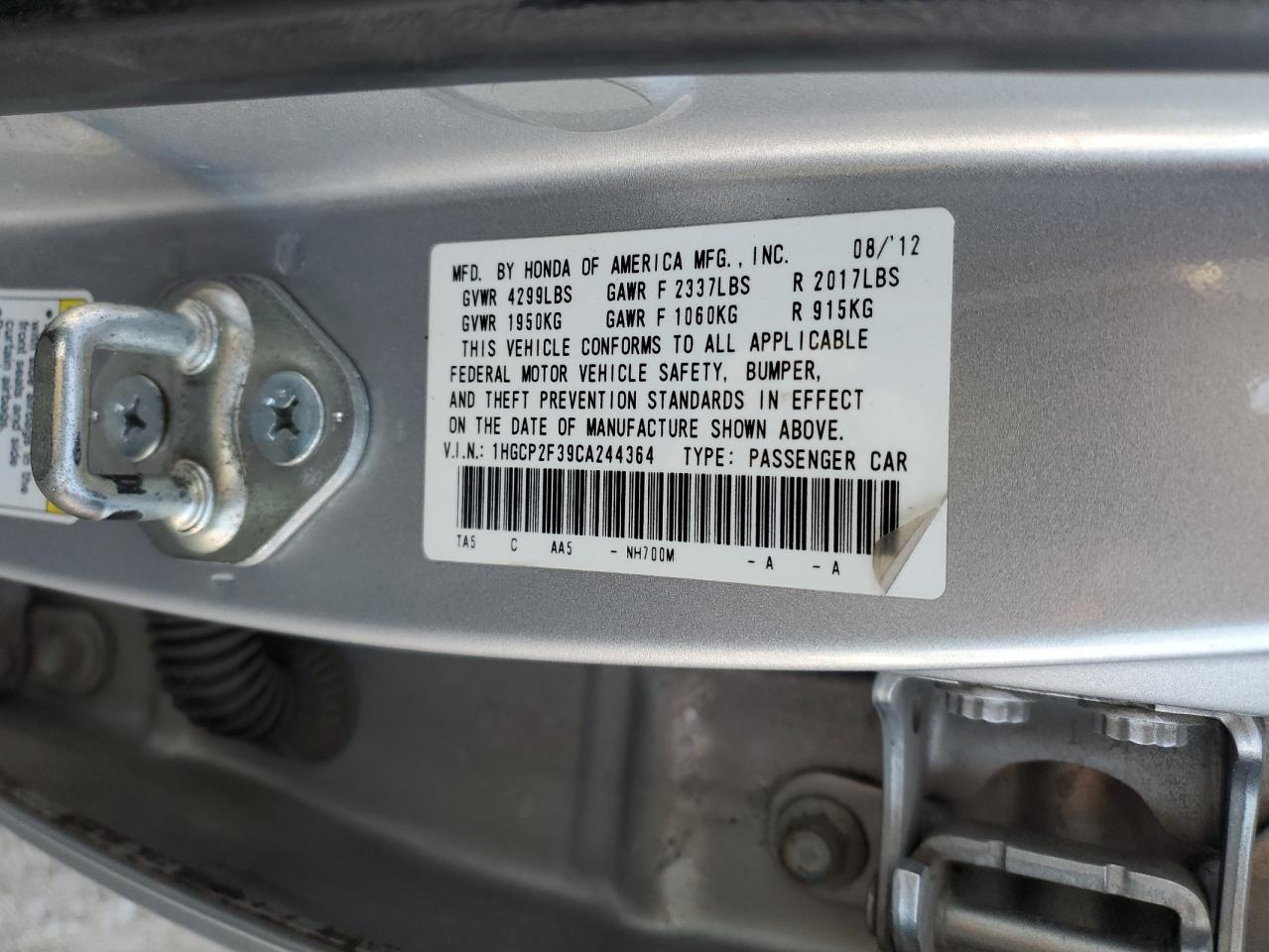 2012 Honda Accord - Image 13