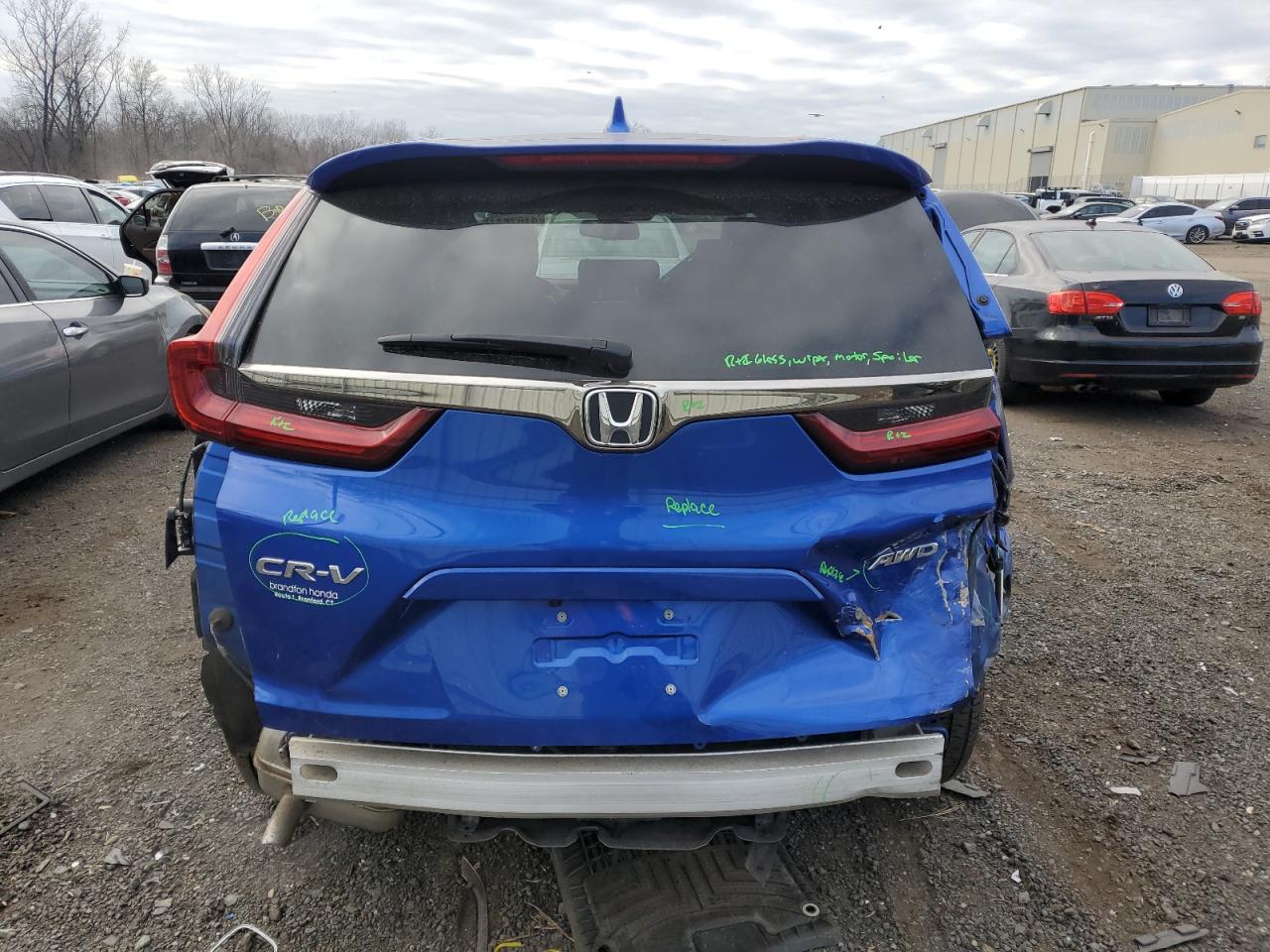 2022 Honda Cr-V Exl VIN: 7FARW2H80NE052298 Lot: 41678415