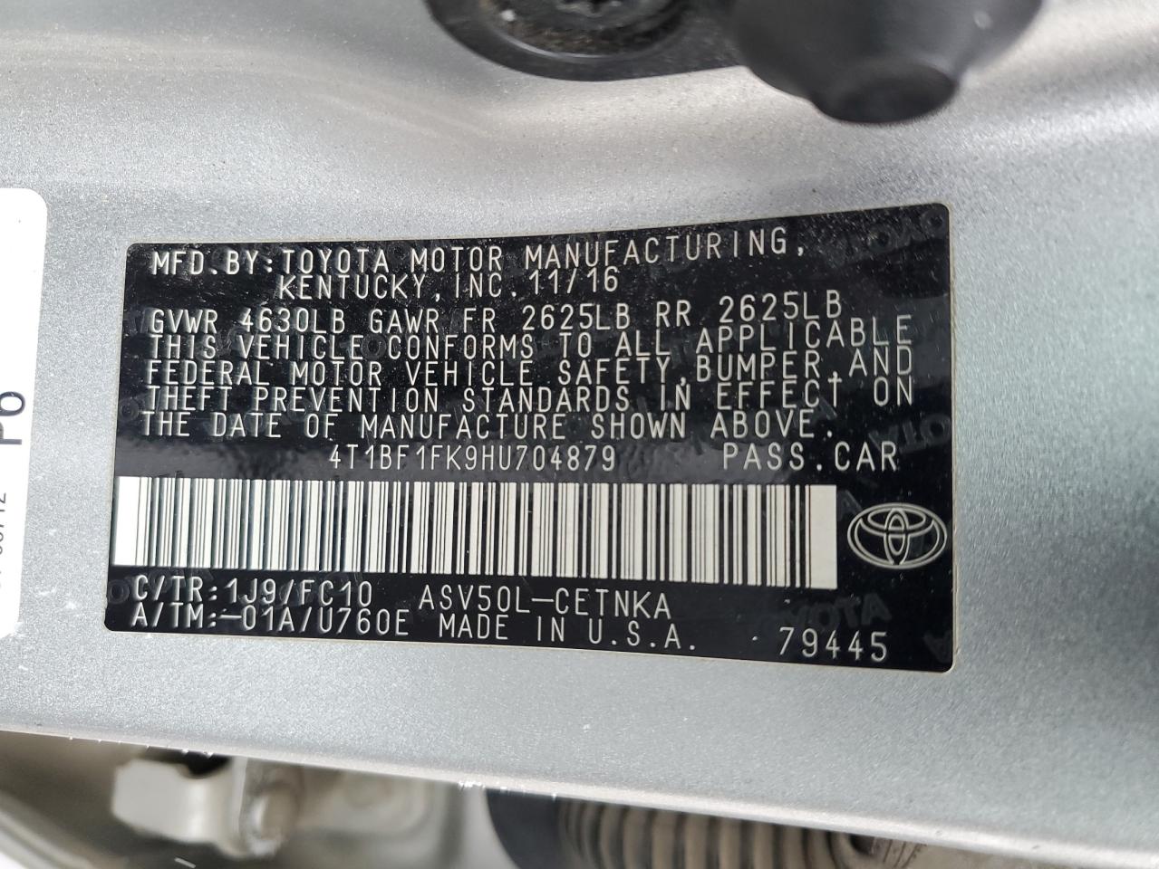 2017 Toyota Camry - Image 13