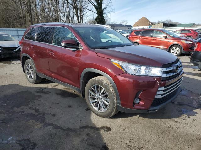  TOYOTA HIGHLANDER 2019 Бургунді