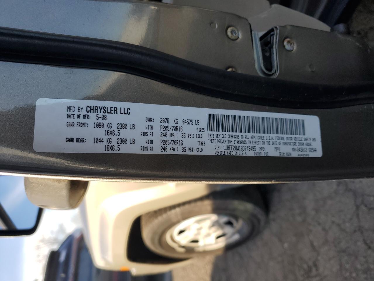 2008 Jeep Liberty (Patriot) - Image 13