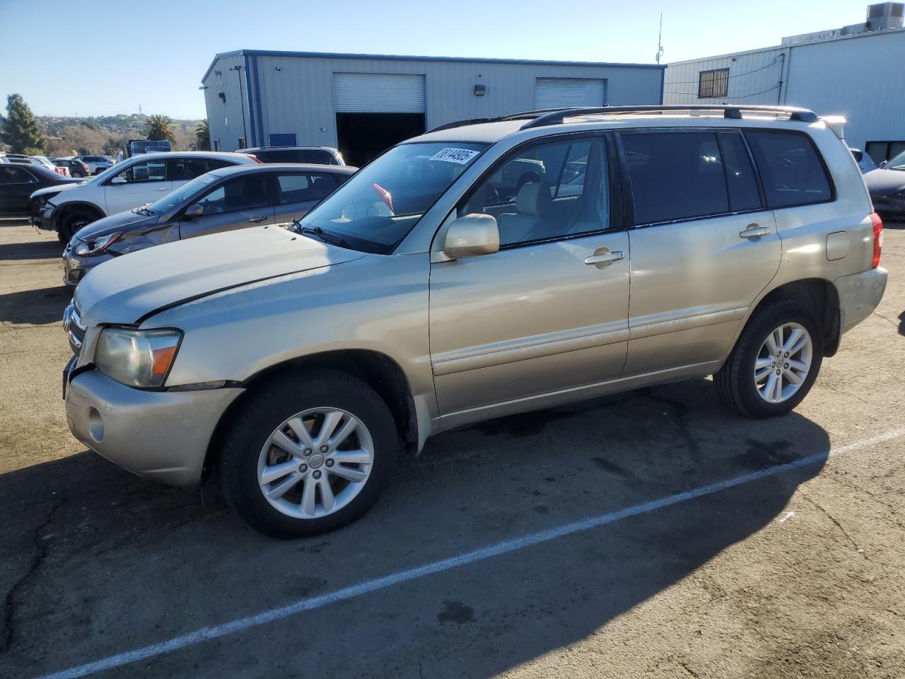 2006 Toyota Highlander Hybrid zu verkaufen in Vallejo, CA - Front End