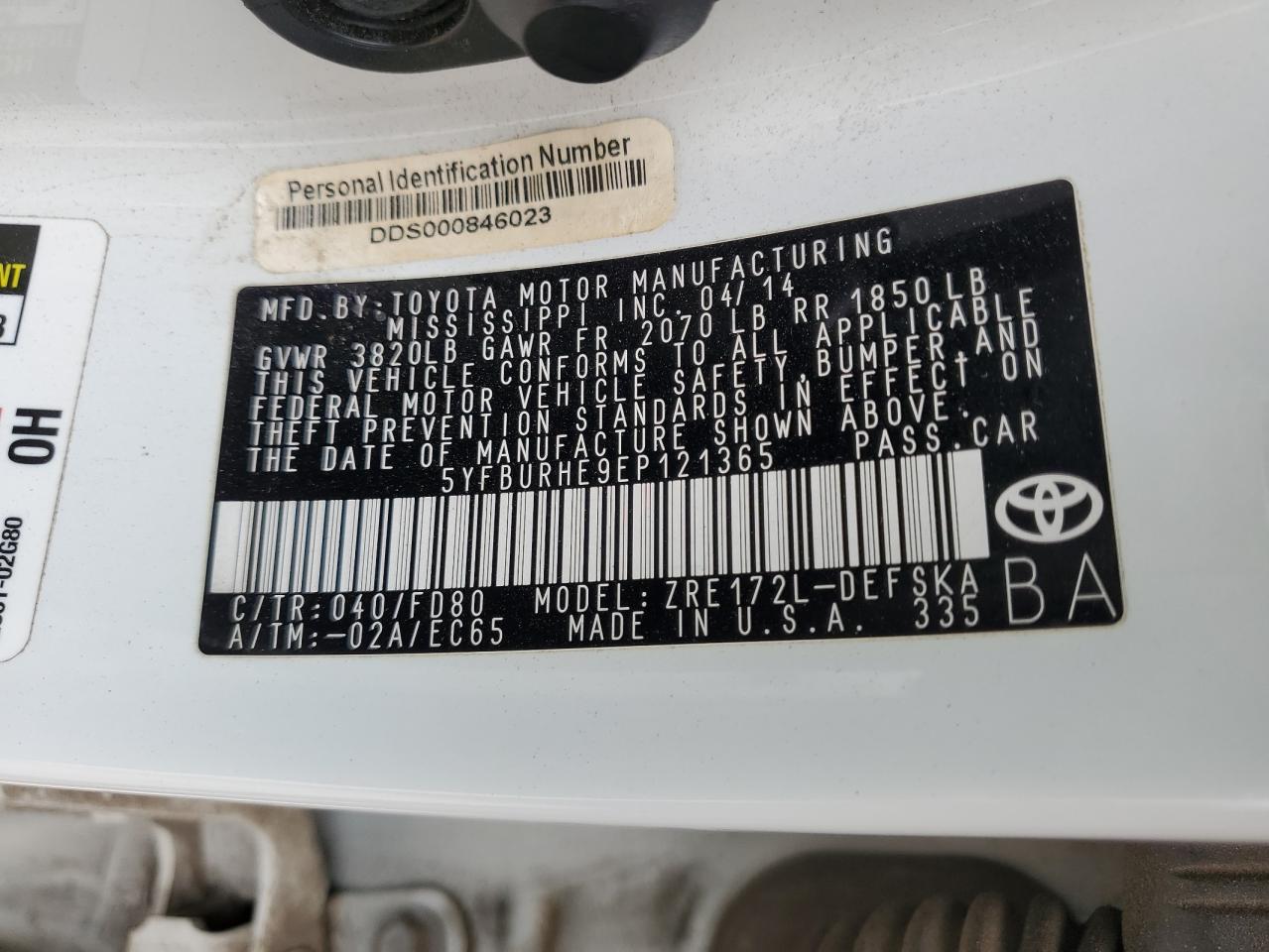 2014 Toyota Corolla - Image 12