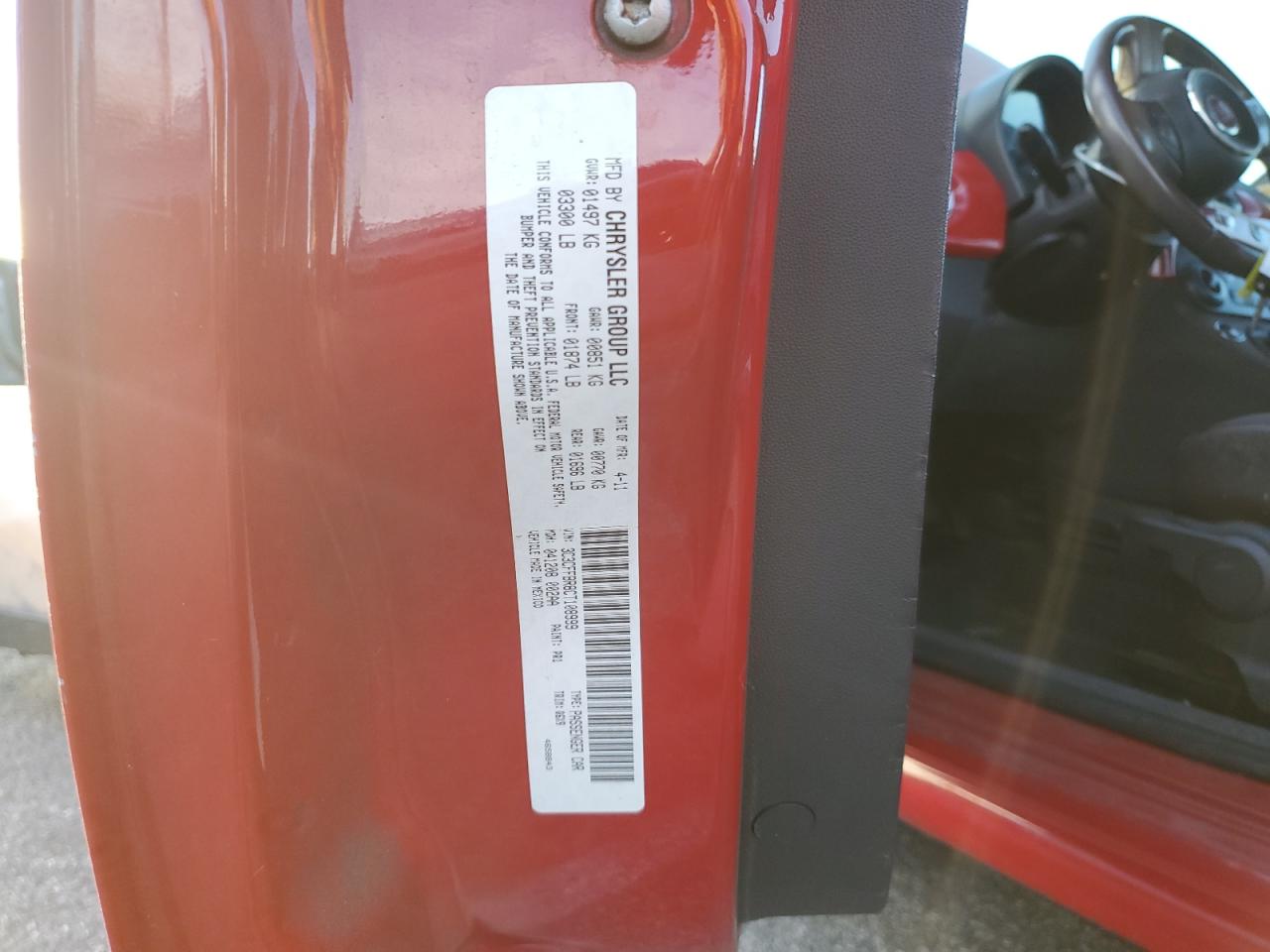 2012 Fiat 500 - Image 12