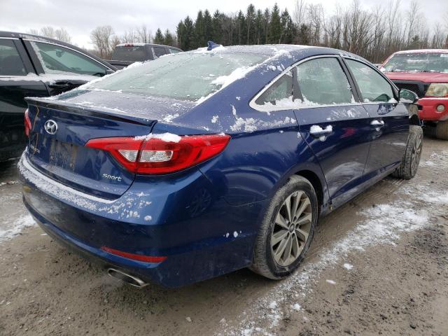  HYUNDAI SONATA 2017 Blue