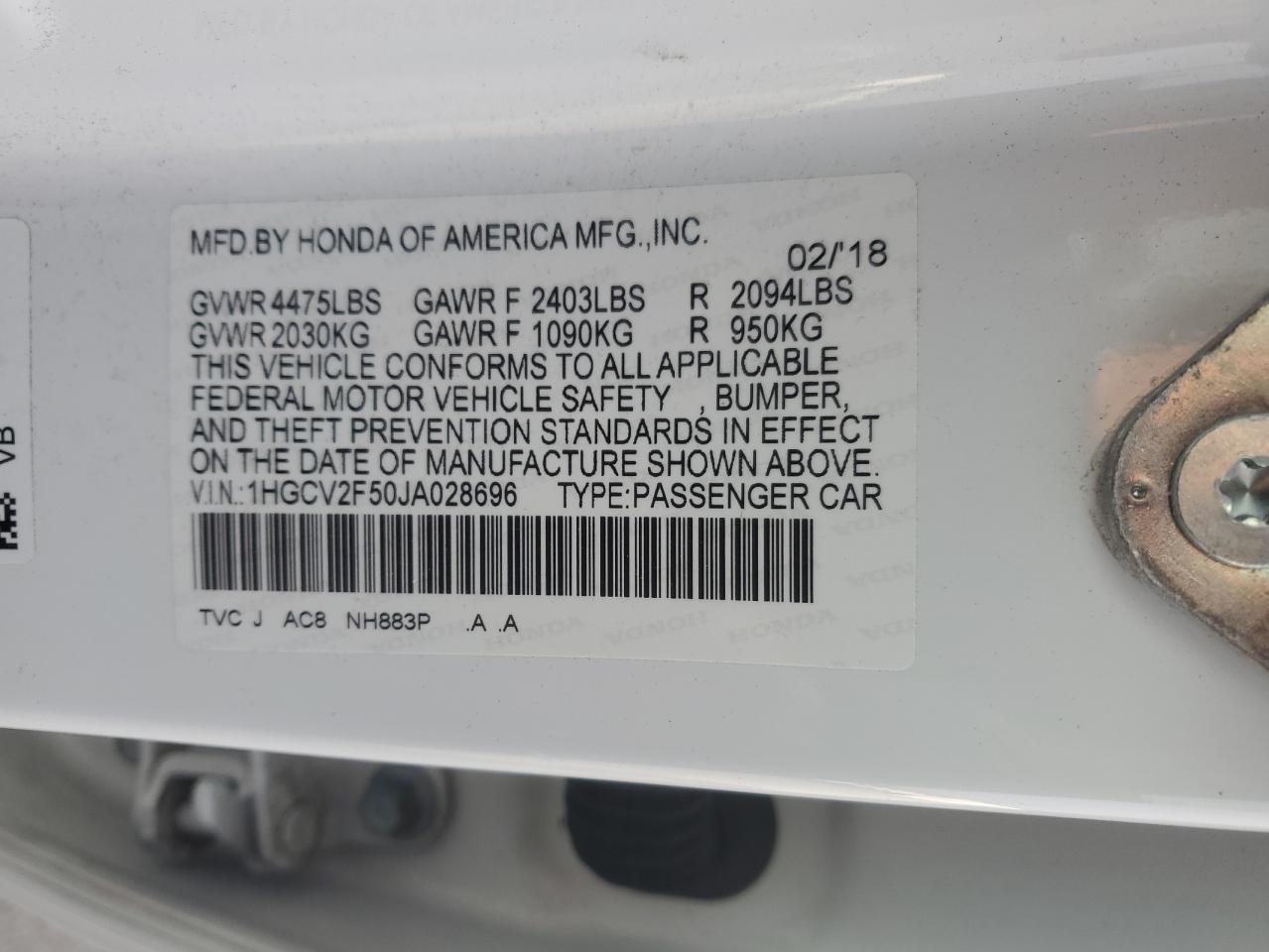 2018 Honda Accord - Image 13