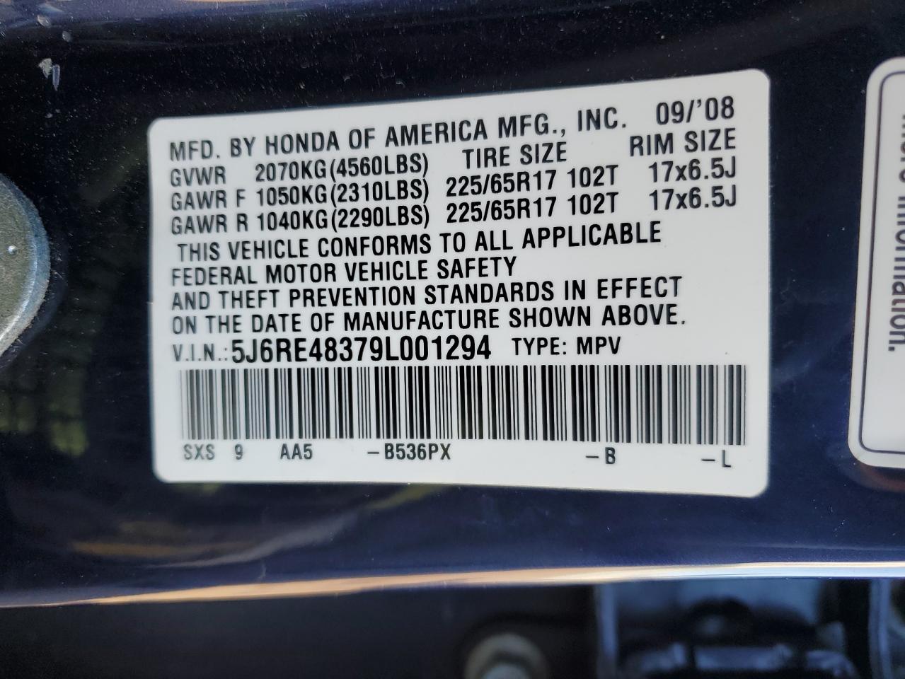 2009 Honda CR-V - Image 13