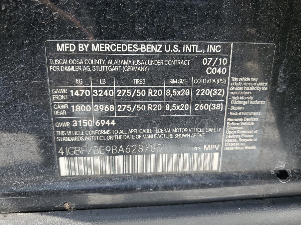 2011 Mercedes-Benz GL-klasse - Image 15