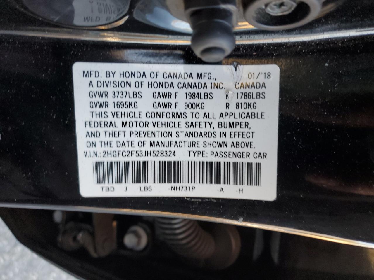 2018 Honda Civic - Image 14