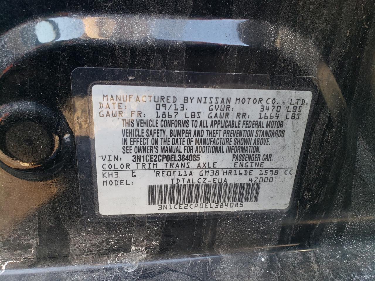 2014 Nissan Versa - Image 15