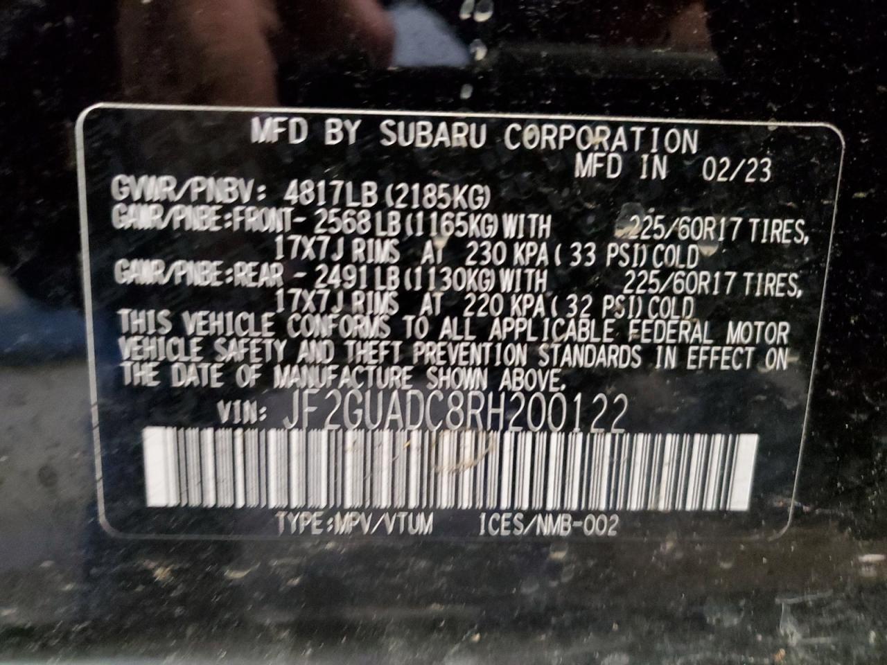 2024 Subaru XV - Image 12