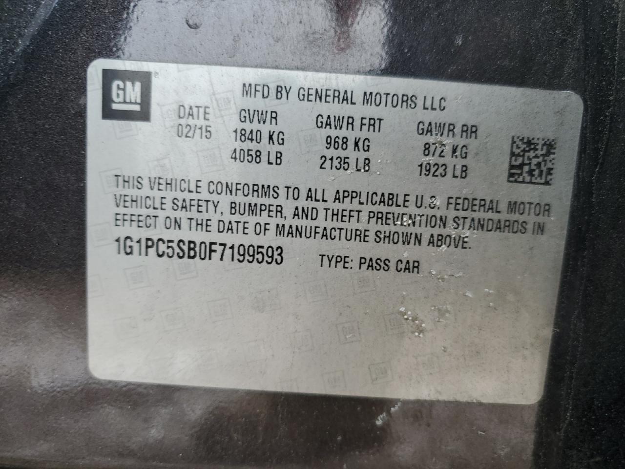 2015 Chevrolet Cruze - Image 12