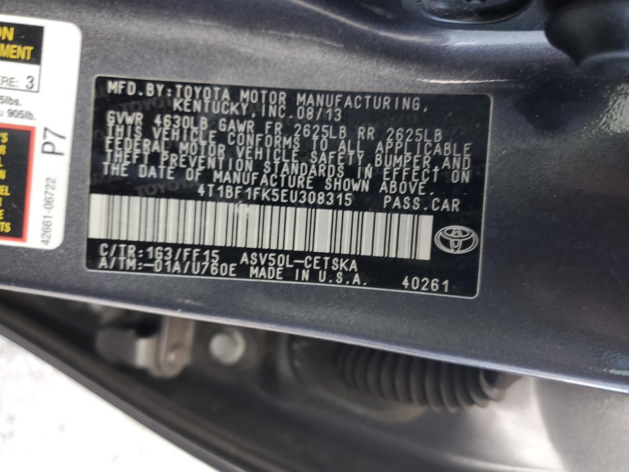 2014 Toyota Camry - Image 13