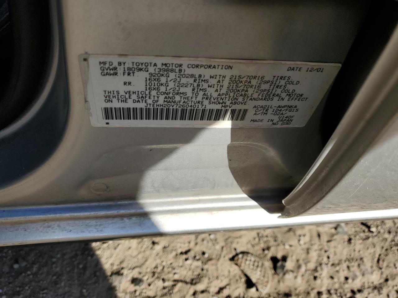 2002 Toyota RAV 4 - Image 12