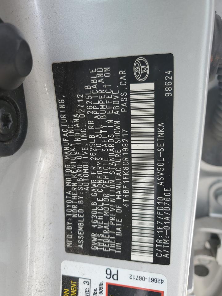 2012 Toyota Camry - Image 12