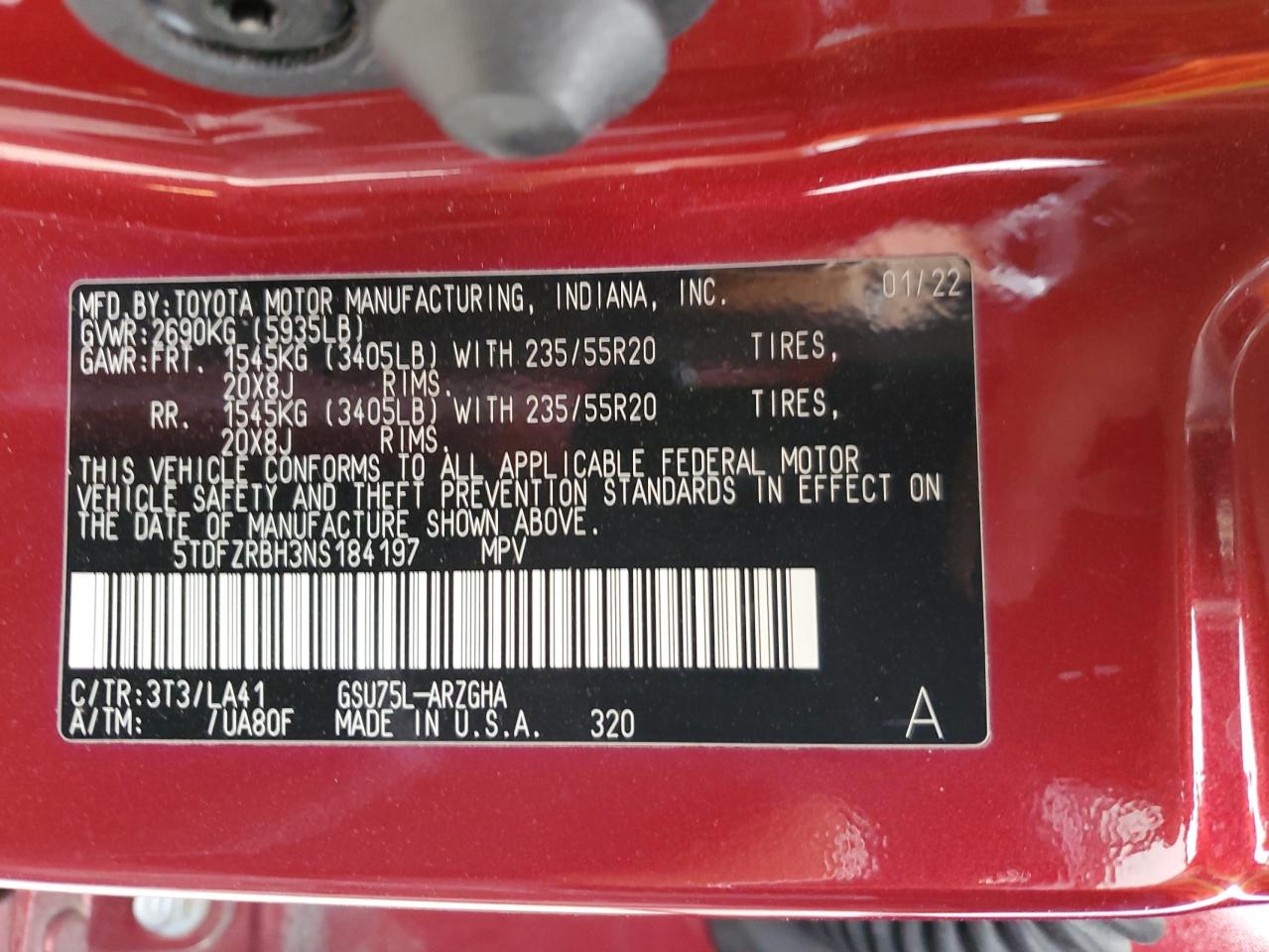 2022 Toyota Highlander - Image 12