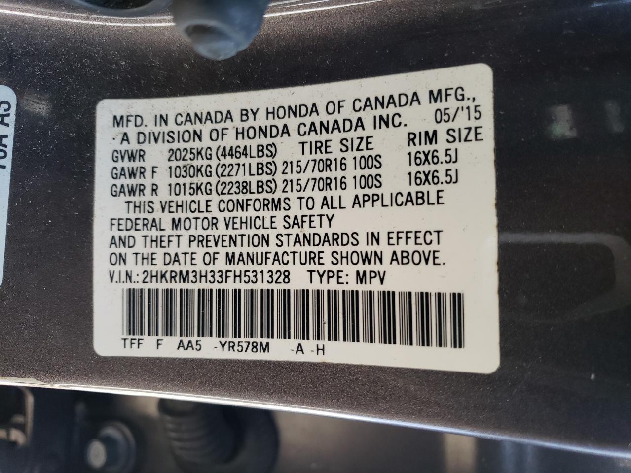 2015 Honda CR-V - Image 14