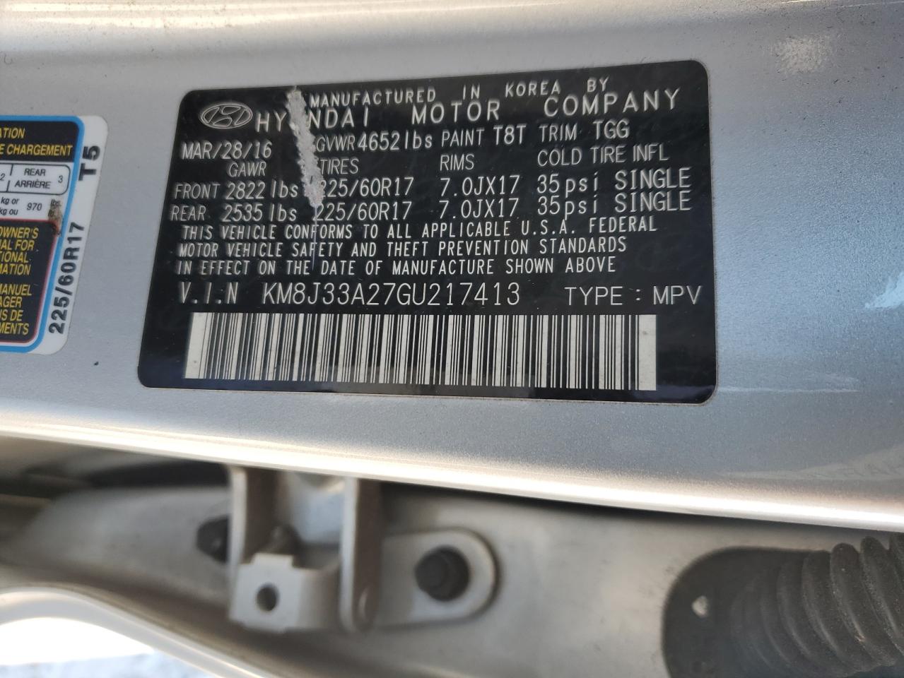 2016 Hyundai Tucson - Image 13