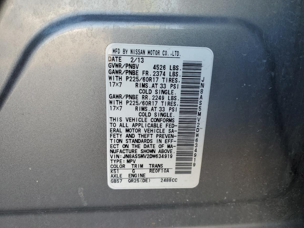 2013 Nissan Rogue - Image 15