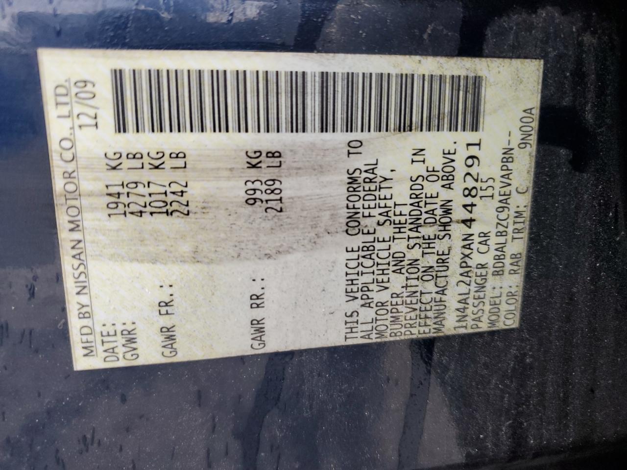 2010 Nissan Altima - Image 12