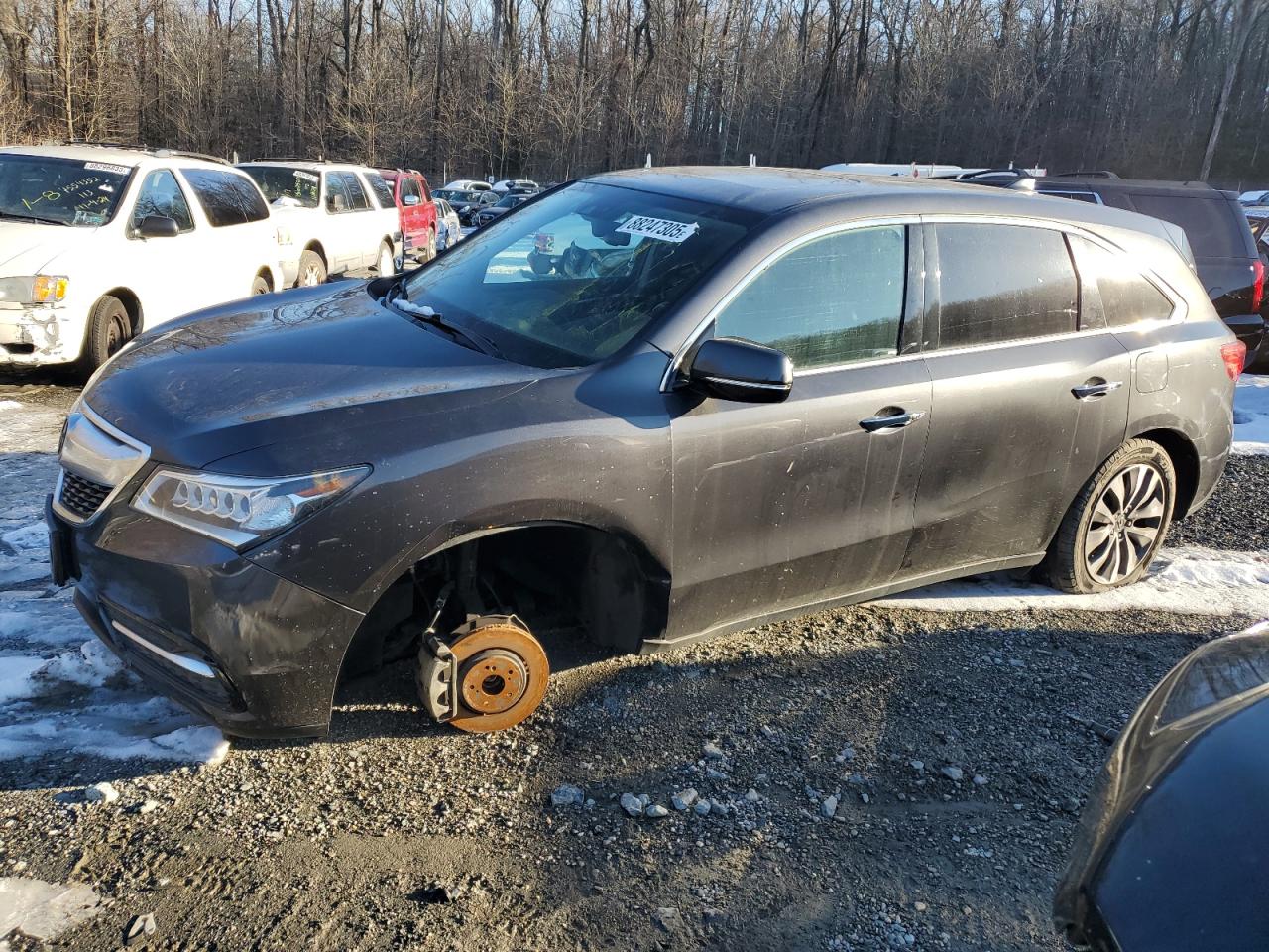 VIN 5FRYD4H42EB006735 2014 ACURA MDX no.1