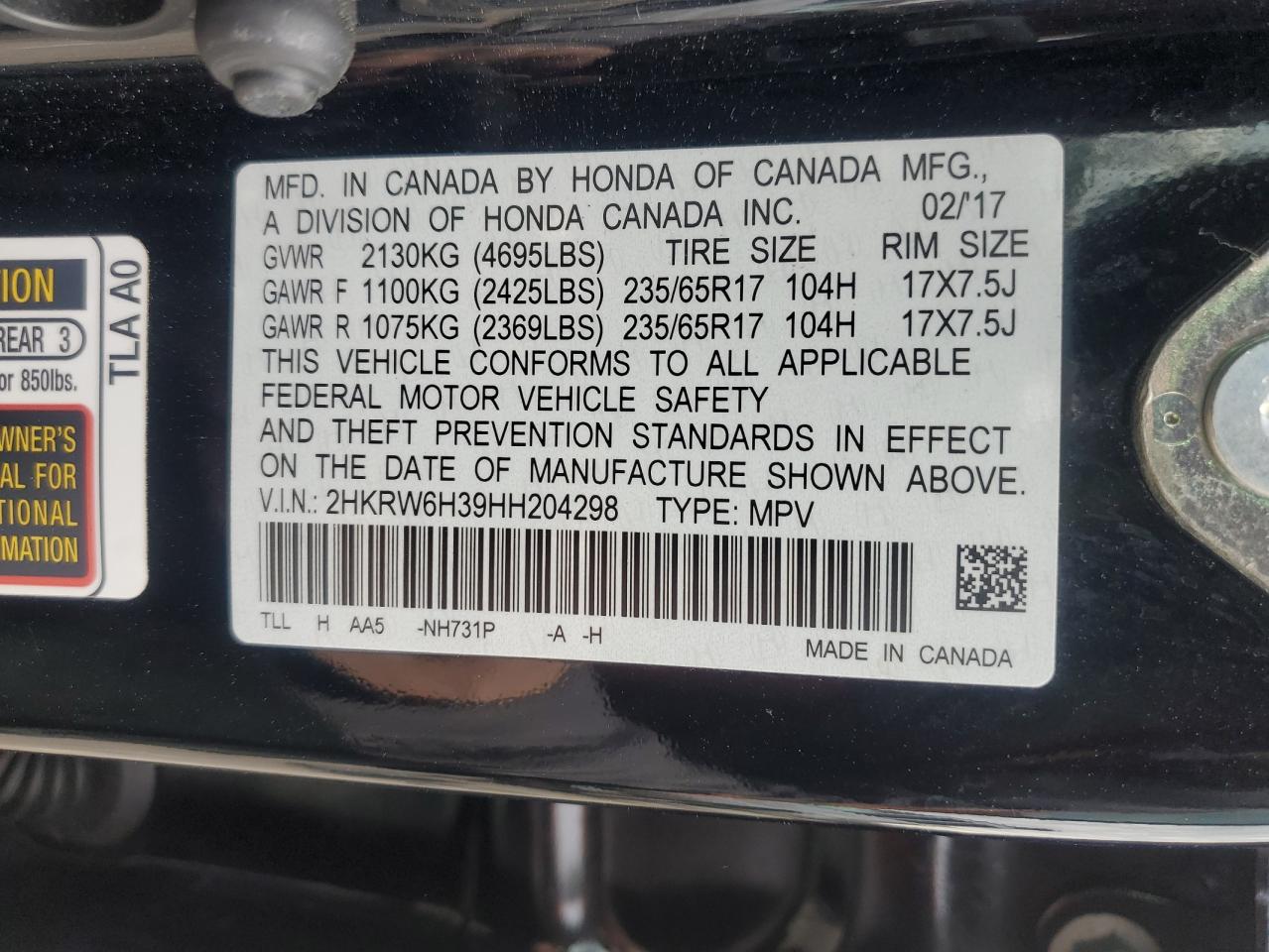 2017 Honda CR-V - Image 13