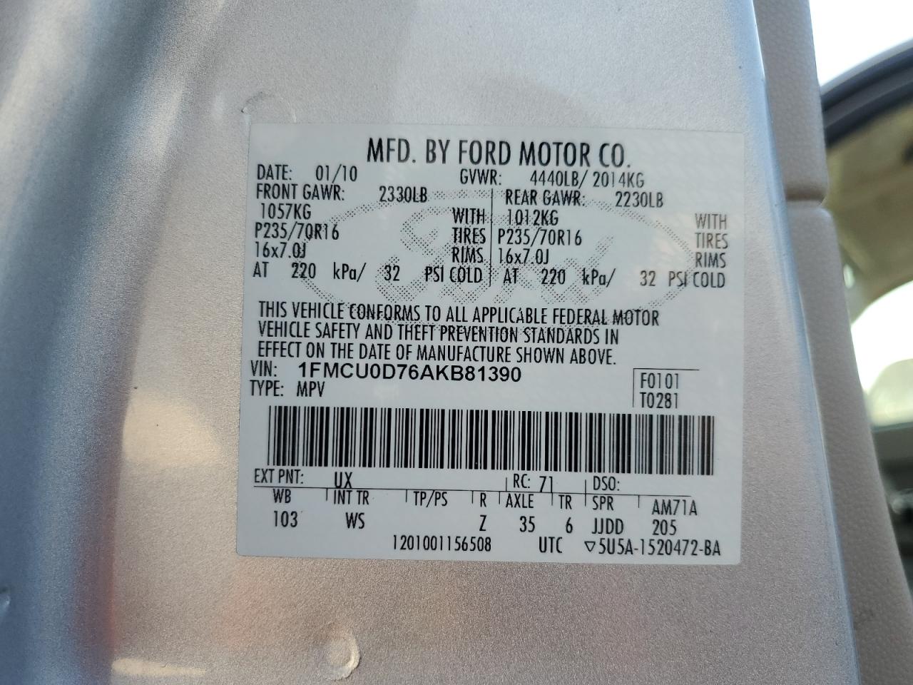 2010 Ford Escape - Image 13